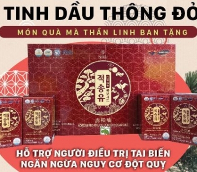 Tinh Dầu Thông Đỏ Hàn Quốc 